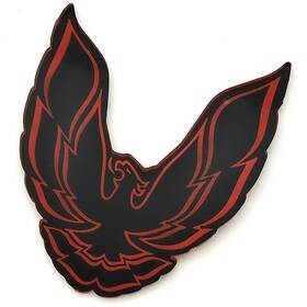 10034415 Oer 1985-90 Firebird Trans Am Formula Se Rear Panel Bird Emblem Silver