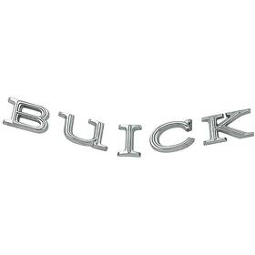 1365450 Oer 1964-65 Buick All Models Except Riviera Hood Emblem Letter Set