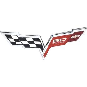 22901571 Oer 2013 Corvette Emblem Front Bumper Cover 60 Year Anniversary Each
