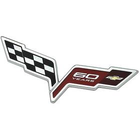 22901572 Oer 2013 Corvette Emblem Rear Bumper Cover 60 Year Anniversary Each