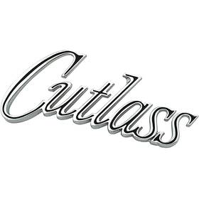 230948 Oer 1970 Oldsmobile Cutlass Die-cast Fender Emblem Script
