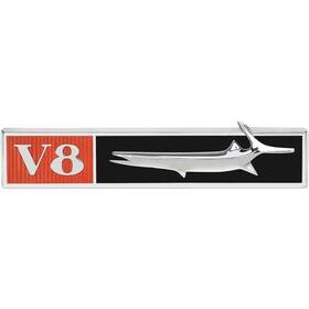 2786591 Oer 1968 Barracuda Front Fender Emblem With Fish Lh