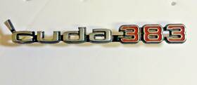2998796 Oer Original Vintage 1970-71 Plymouth Inch Cuda 383 Hood Emblem