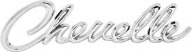 3920825 Oer 1968-69 Chevelle Header Panel Emblem With Hardware