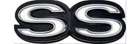 3977563 Oer Grille Emblem Stock Style Black/white Ss Chevy Each