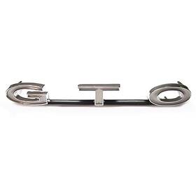 482859 Oer 1971 Pontiac Gto Grill Nameplate Emblem
