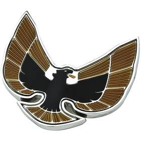 493280 Oer 1974-76 Firebird Front End Panel Emblem Special Edition Gold And Black With