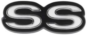 8702427 Oer 1970-72 Chevy Nova Ss Rear Panel Emblem With Hardware Gm Licensed