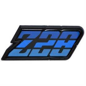 9637805 Oer 1980-81 Camaro Inz28 In Blue Fuel Door Emblem