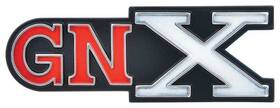 Gn110881 Oer 1987 Buick Gnx Grill Emblem With Mounting Plate