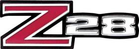 K4755 Oer 1970-74 Camaro Inch Z28 Front Fender Emblem With Hardware Each Gm Licensed