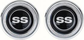 K74303 Oer 1974-81 Camaro Interior Door Panel Emblems Ss