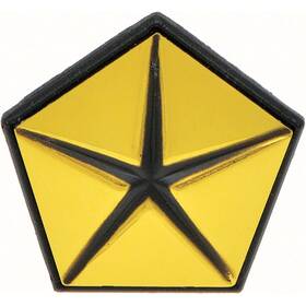Md7087 Oer Pentastar Fender Emblem 1967-1972 Mopar A/b/c/e-body Gold