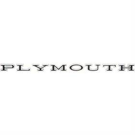 Rm4124 Oer 66-71 Inplymouth In Hood Or Trunk Emblem Lettering