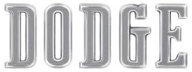 Rm4136 Oer Inch Dodge Letters Hood Emblem