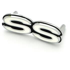St12282c Oer 1970-70 Chevrolet Nova Chevelle Camaro Horn Cap Emblem White/silver S.s. Gm#