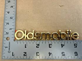 25628557 Oldsmobile Vintage Gold Emblem Badge Oem Classic Car Nameplate Trim Gm