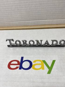 405601 Oldsmobile Vintage 1970s Toronado Metal Emblem Plate Inch Free Shipping