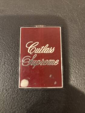 48510 Oldsmobile For 1986 Cutlass Supreme 4 Door Header Panel Emblem
