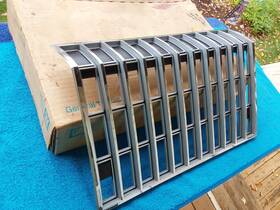 559086 Oldsmobile Nos Gm 1978 Olds Cutlass Rh Grille Front Chrome Black Calais Rare New
