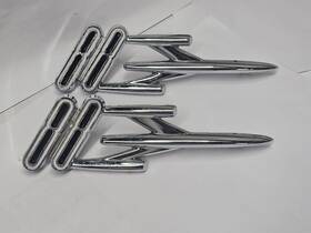 564978 Oldsmobile Two 1954 1955 1956 Rocket 88 Trunk Emblem # Free Shipping