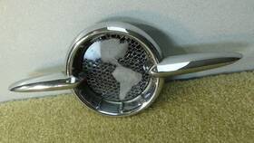 566303 Oldsmobile 1955 American Continent Chrome Metal Emblem #566303