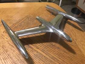 566355 Oldsmobile 1955 Olds Rocket Hood Ornament #566355 Blc Hot Rod Rat