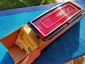 5965929 Oldsmobile Nos Gm 1973 Olds Cutlass Rh Lh Rear Tail Light Lense Factory New 73