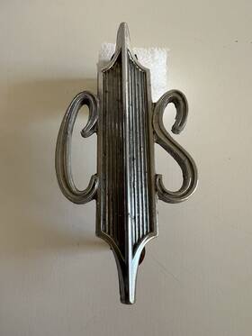 8724175 Oldsmobile 1967 Cutlass Supreme Chrome Metal Emblem Door Panel Or Trunk 67 Ft67
