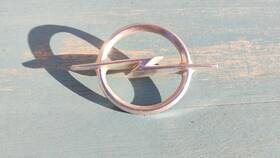 9282714 Opel 1975-1982 Ascona B Rear Center Emblem Badge Vintage Rare