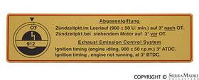 Smc.912.006 Other Porsche Timing Decal 912 65-69 Smc912006