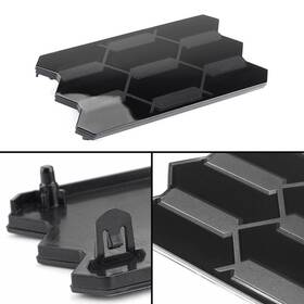 Qcd-cyx-10141 Oxilam 1 Pcs Grille Badge Emblem For Tacoma Trd Pro 2018-2019 Black Fashion Kit