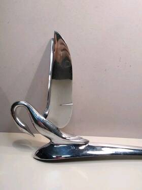 394751 Packard Original 1948-52 Swan Hood Ornament - Vintage Complete