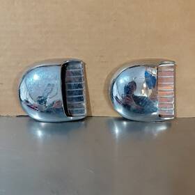425598 Packard 1951 Rear Quarter Moulding Port Hole Vent Louvers Trim Ornament