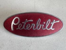 20-16498 Peterbilt 20-16527 Hood Emblem Nameplate Badge 8 Inch Long Oem Free Shipping