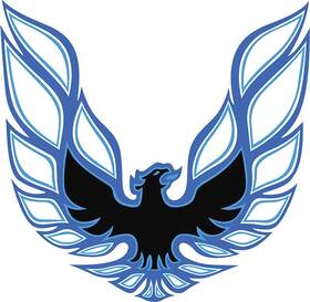 15299304 Phoenix Graphix 1978 Trans Am Blue Decal Set