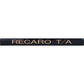 153018 Phoenix Graphix 1982-84 Trans Am Gold / Black Inch Recaro T/a Door Handle Emblem