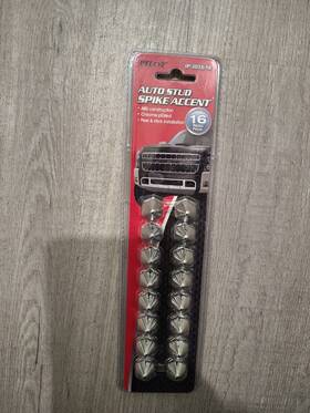 Btqqip-3035-16 Pilot Spike Stud Rivets Accent 16 Pieces Peal And Stick Installation Abs Construction