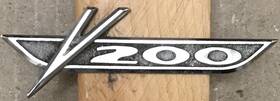 2083083 Pl Ymouth Rare 1960s Plymouth Valiant 3 Inch Long V200 Emblem Name Plate Badge