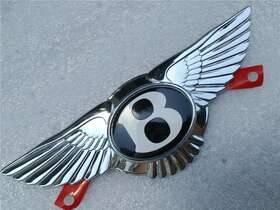 3w8853621b Plastic 1x Bentley Continental Gt Gtc Flying Spur Emblem Front Grille Wing Badge New
