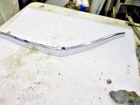 1335002 Plymouth Nos 1949 Hood Front Chrome Molding