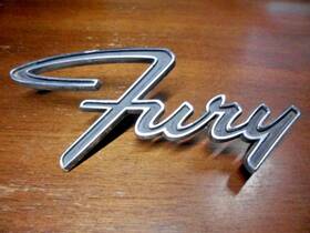 25242332 Plymouth 1965 1966 1967 Fury Fender Emblem