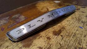 2583215 Plymouth 1964 - 1965 Barracuda/ Valiant Hood Emblem With Mounting Hardware