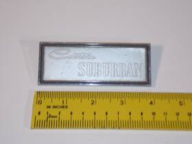 2879171 Plymouth Vtg Custom Suburban Car Vehicle Emblem Badge Nameplate