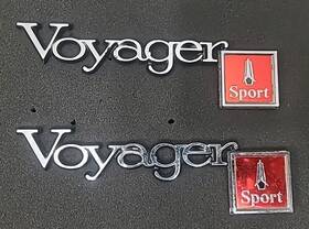 4081378 Plymouth - Voyager Sport Emblem # Set Of 2