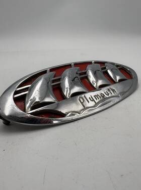 768918 Plymouth 1938 Trunk Lid Emblem Ornament Gm With Pins