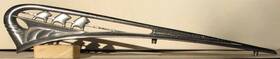 901955 Plymouth 1941 Hood Ornament Nice L K #aa946