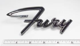 2526192 Plymouth / Mopar Vintage 1965 1966 1967 Fury # Chrome Emblem Badge As-is