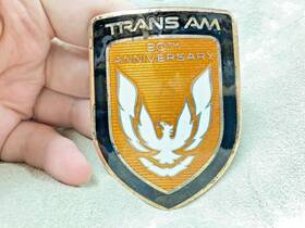 10136817 Pontiac 1989 20th Anniversary Turbo Trans Am Front Hood Emblem Used 8k Miles
