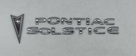 10346364 Pontiac 2006 - 2010 Solstice Rear Trunk Lid Emblem Logo Bumper Fascia Nameplate